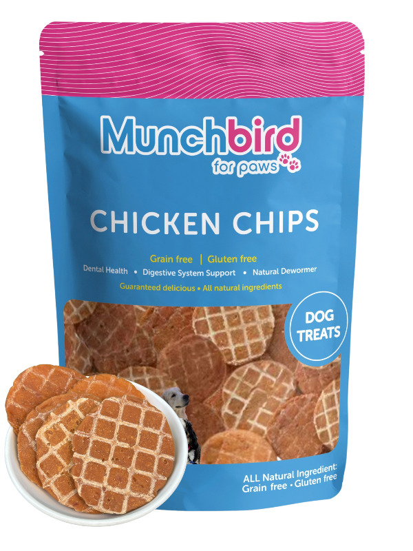 Best Chicken Chips for Dogs L Freshly Baked Chicken Waffle