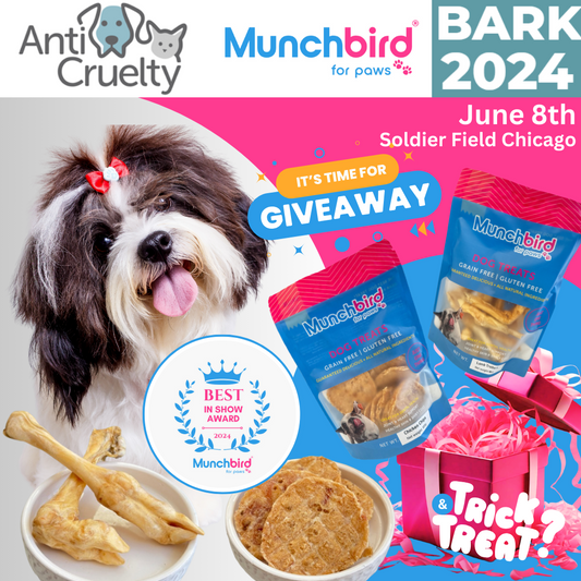 Join Munchbird at the Canine Carnival Area for Anti-Cruelty BARK's 30th Annual Fundraiser!